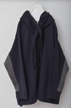 画像をギャラリービューアに読み込む, △ SHAWL ZIP-UP PARKA/BLK_01 size