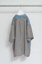 Load image into Gallery viewer, OPEN COLLAR SH_GRAY LINEN