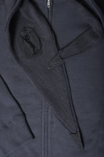 画像をギャラリービューアに読み込む, △ SHAWL ZIP-UP PARKA/BLK_01 size