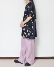 將圖片載入圖庫檢視器 W SLEEVE TOPS_NAVY / B