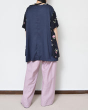 將圖片載入圖庫檢視器 W SLEEVE TOPS_NAVY / B