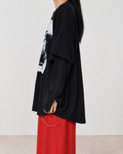 画像をギャラリービューアに読み込む, Fake layered T-shirt / BLACK_G