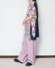 Load image into Gallery viewer, W SLEEVE TOPS_NAVY / A