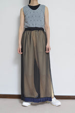 Load image into Gallery viewer, CHIFFON LONG SK 01/BLK