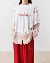 Load image into Gallery viewer, Fake layered T-shirt / ASSORTED_C