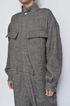 Load image into Gallery viewer, LINEN WOOL JUMP SUIT / BRWN_03