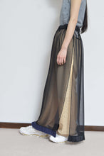 Load image into Gallery viewer, CHIFFON LONG SK 01/BLK