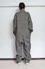 Load image into Gallery viewer, LINEN WOOL JUMP SUIT / BRWN_03