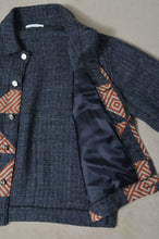 Load image into Gallery viewer, 代官山 蔦屋書店出品中/HERRINGBONE LINEN WOOL QUILTED WORK BLOUSON