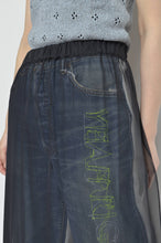 Load image into Gallery viewer, CHIFFON LONG SK 00/BLK