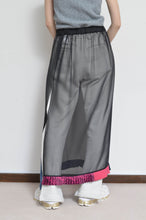 Load image into Gallery viewer, CHIFFON LONG SK 00/BLK