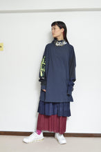Load image into Gallery viewer, PATCH HI NECK T 02_NAVY / SLACK