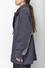 画像をギャラリービューアに読み込む, △ SHAWL ZIP-UP PARKA/BLK_01 size