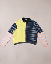 画像をギャラリービューアに読み込む, PANEL L/S POLO / SUMMER KNIT/02 size_B