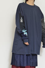Load image into Gallery viewer, PATCH L/S T 02_NAVY / WALKIN
