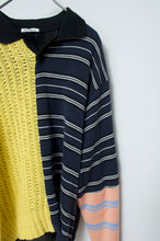 画像をギャラリービューアに読み込む, PANEL L/S POLO / SUMMER KNIT/02 size_B