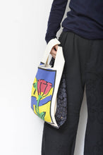 画像をギャラリービューアに読み込む, 02_FLOWER LACE CONVINI-BAG_TWO-TONE/BLK×ASS