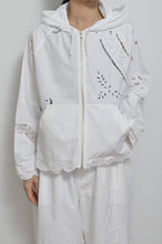 画像をギャラリービューアに読み込む, TABLE CLOTH ZIP-UP HOODIE/WHT/01 size_002