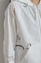 画像をギャラリービューアに読み込む, TABLE CLOTH ZIP-UP HOODIE/WHT/01 size_002