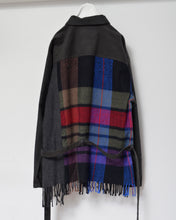 將圖片載入圖庫檢視器 Muffler short blouson / Charcoal_A