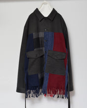将图片加载到图库查看器,Muffler short blouson / Charcoal_B