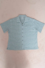 Load image into Gallery viewer, CHECK OPEN COLLAR S/S SH_GREEN CHECK/01 size