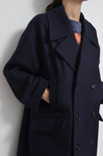 画像をギャラリービューアに読み込む, MELTON P-COAT_NAV/YELLOW_01size