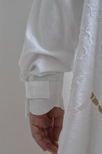 Load image into Gallery viewer, TABLE CLOTH ZIP-UP HOODIE/WHT/02 size_A