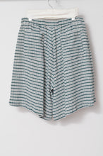 Load image into Gallery viewer, CHECK WIDE SHORTS_GREEN CHECK/01 size