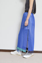 Load image into Gallery viewer, CHIFFON LONG SK 00/BLUE