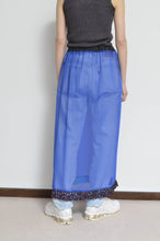 Load image into Gallery viewer, CHIFFON LONG SK 00/BLUE