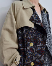 画像をギャラリービューアに読み込む, FLORAL TRENCH COAT/BEIGE/01 size A