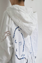 画像をギャラリービューアに読み込む, TABLE CLOTH ZIP-UP HOODIE/WHT/02 size_B