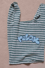 画像をギャラリービューアに読み込む, CHECK CONVINI-BAG_fab-graff/GREEN CHECK