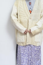 画像をギャラリービューアに読み込む, SWITCHING KNIT C/D(FISHERMAN'S SWEATER)_YELLOW_01size