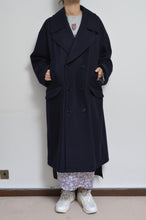 画像をギャラリービューアに読み込む, MELTON P-COAT_NAV/YELLOW_02size