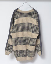 이미지를 갤러리 뷰어에 로드 , Sweat × knit switch pullover_G
