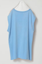 Load image into Gallery viewer, VOILLE FRINGE NO-SLEEVE T_BEG