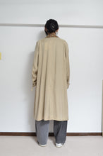 Load image into Gallery viewer, ROBE TRENCH COAT_TENCEL (02/BEG)