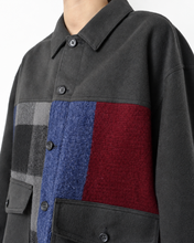将图片加载到图库查看器,Muffler short blouson / Charcoal_B