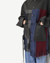将图片加载到图库查看器,Muffler short blouson / Charcoal_B