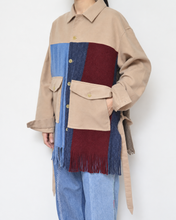 이미지를 갤러리 뷰어에 로드 , Muffler short blouson / Beige_B
