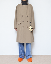 将图片加载到图库查看器,Flower charm pea coat / peach skin