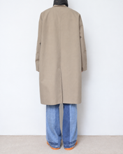 将图片加载到图库查看器,Flower charm pea coat / peach skin
