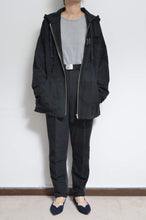 Load image into Gallery viewer, TABLE CLOTH ZIP-UP HOODIE/BLK/02 size