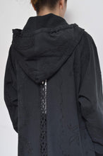 Load image into Gallery viewer, TABLE CLOTH ZIP-UP HOODIE/BLK/02 size