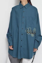 画像をギャラリービューアに読み込む, WOOL VIYELLA △ SH/BLU GRN/SLACK_02