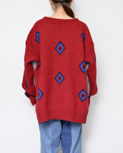 Load image into Gallery viewer, Sweat × knit switch pullover_A