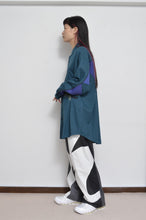 画像をギャラリービューアに読み込む, WOOL VIYELLA △ SH/BLU GRN/SLACK_02