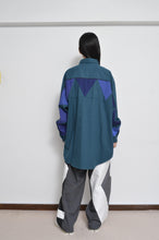 画像をギャラリービューアに読み込む, WOOL VIYELLA △ SH/BLU GRN/SLACK_02